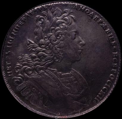 Picture 1 rouble 1727 year  "Petersburg type"