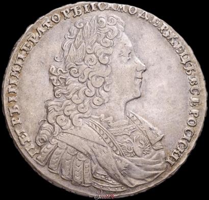 Фото 1 рубль 1728 года  "Тип 1728"