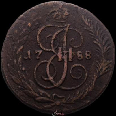 Picture 5 kopecks 1788 year СПМ 