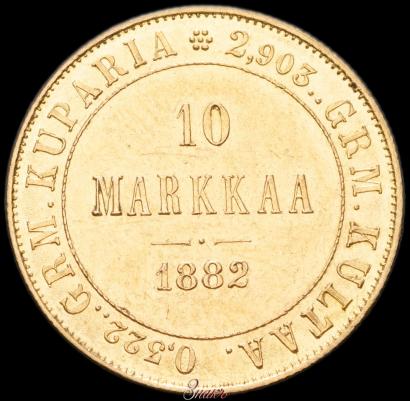 Фото 10 марок 1882 года S 