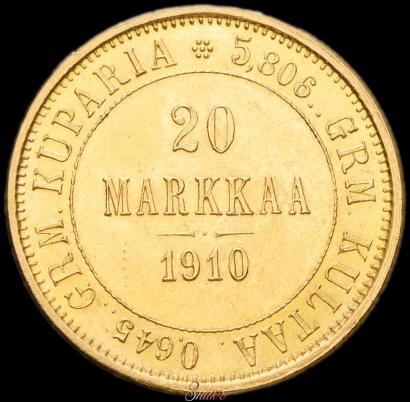 Picture 20 markkaa 1910 year L 