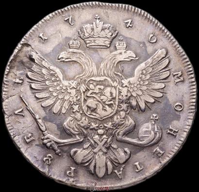 Фото 1 рубль 1740 года СПБ "Петербургский тип"