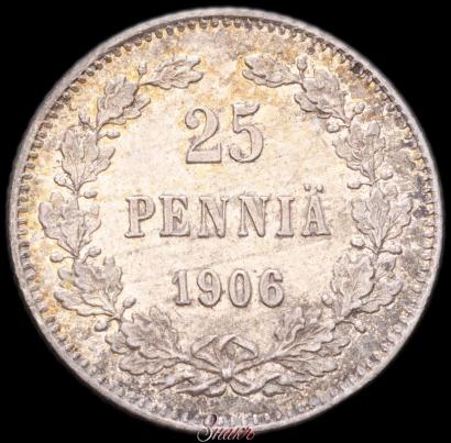 Фото 25 пенни 1906 года L 