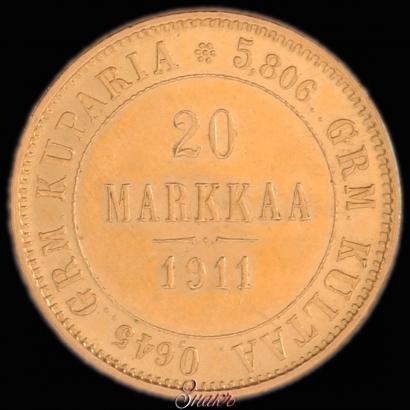 Picture 20 markkaa 1911 year L 