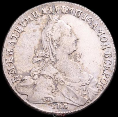 Picture 1 rouble 1774 year СПБ-ФЛ 