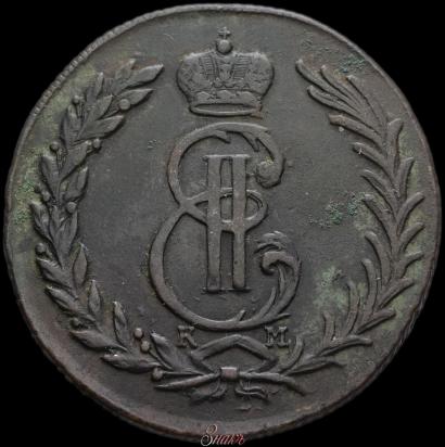 Фото 5 копеек 1774 года КМ 