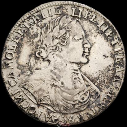 Picture 1 rouble 1719 year  "Portrait in armour"