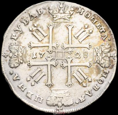 Picture 1 rouble 1728 year  "Type of 1728"