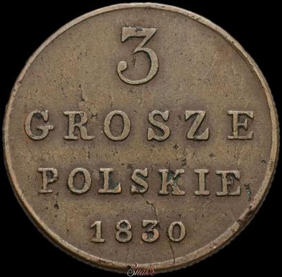Picture 3 grosze 1830 year KG 