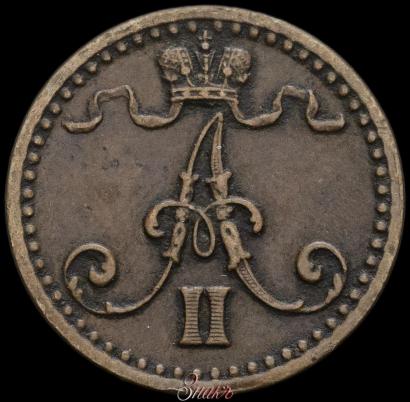 Фото 1 пенни 1870 года  