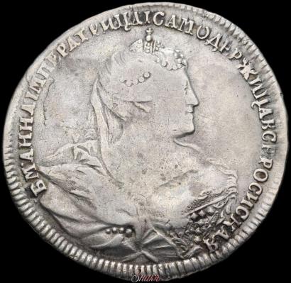 Picture Poltina 1738 year  "Moscow type"