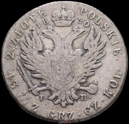 Picture 2 złote 1820 year IB 
