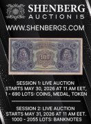 SHENBERG AUCTION, каталог лотов, результаты торгов