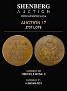 SHENBERG AUCTION, каталог лотов, результаты торгов