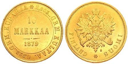 Picture 10 markkaa 1879 year S 
