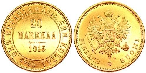 Picture 20 markkaa 1913 year S 