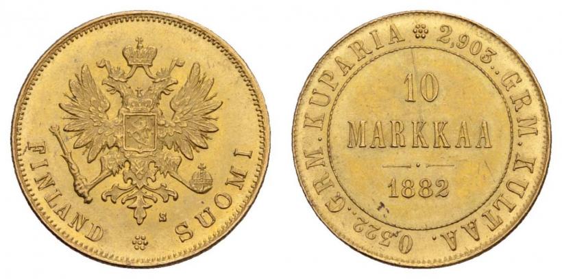 Picture 10 markkaa 1882 year S 
