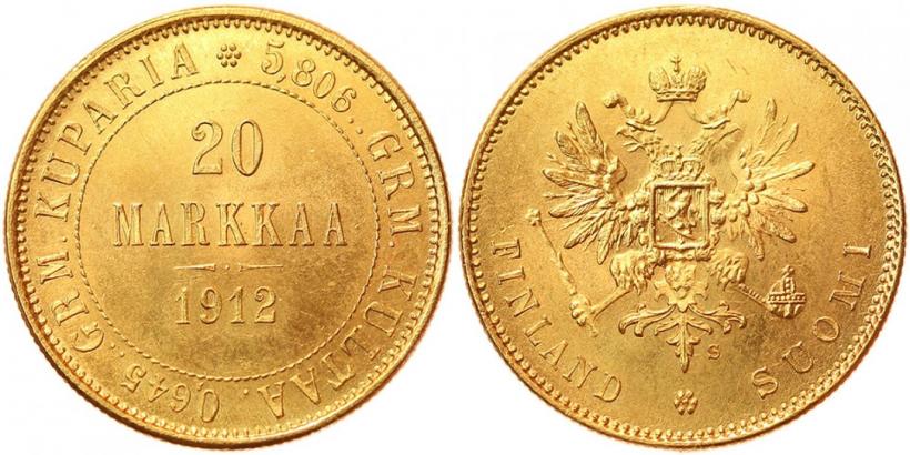 Picture 20 markkaa 1912 year S 