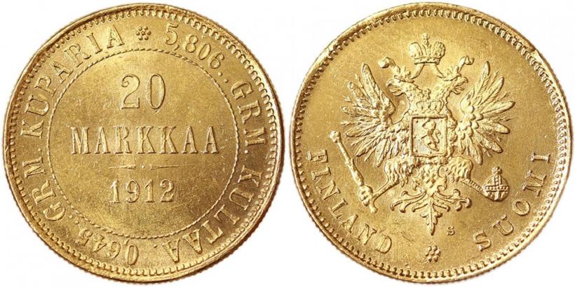 Picture 20 markkaa 1912 year S 