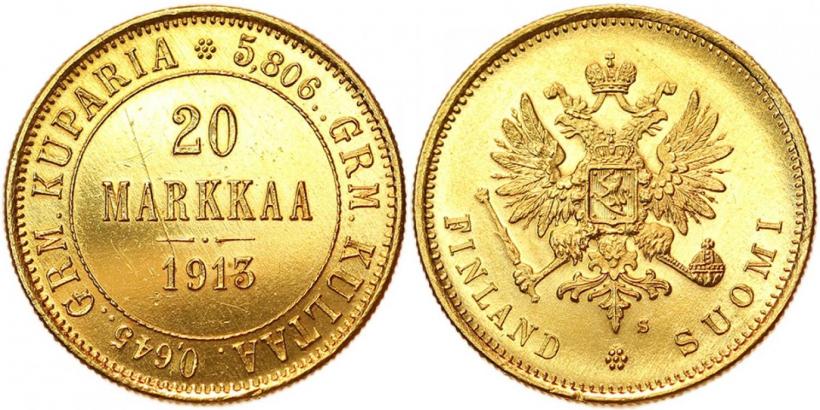 Picture 20 markkaa 1913 year S 