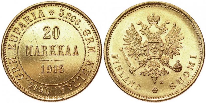Picture 20 markkaa 1913 year S 