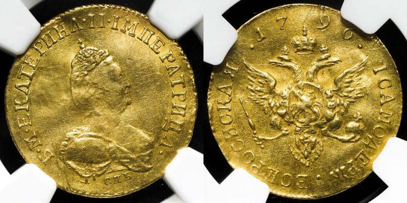 Picture 1 ducat 1796 year СПБ 