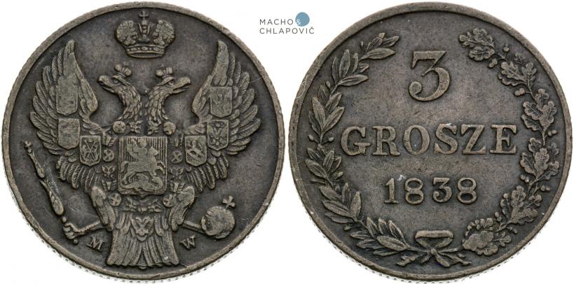 Picture 5 groszy 1838 year MW 