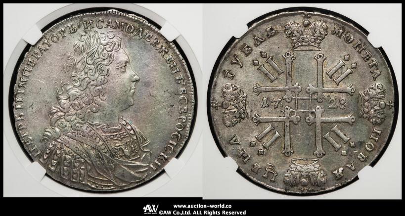 Picture 1 rouble 1728 year  "Type of 1728"