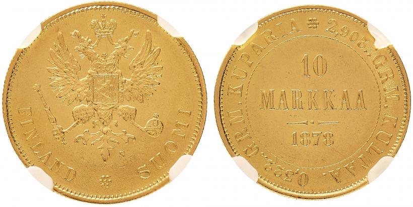 Picture 10 markkaa 1878 year S 