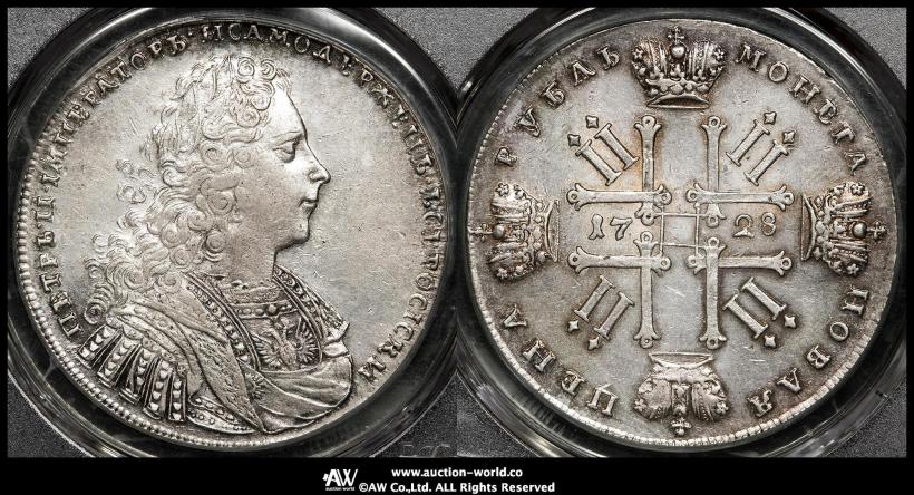 Фото 1 рубль 1728 года  "Тип 1728"