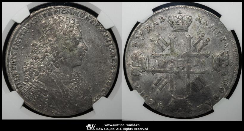 Picture 1 rouble 1728 year  "Type of 1728"