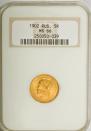 5 roubles 1902 year