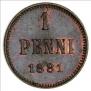 1 penni 1881 year