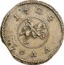 1 kopeck 1724 year