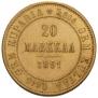 20 markkaa 1891 year