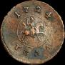 1 kopeck 1724 year