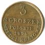 3 grosze 1826 year
