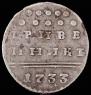 Grivennik 1733 year