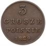3 grosze 1829 year