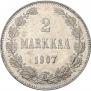 2 markkaa 1907 year
