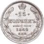 15 kopecks 1862 year