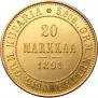 20 markkaa 1891 year