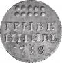 Grivennik 1718 year