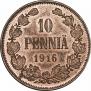 10 пенни 1916 года