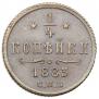 1/4 kopeck 1883 year