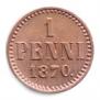 1 penni 1870 year