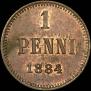 1 penni 1884 year