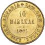 10 markkaa 1881 year