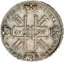 1 рубль 1729 года