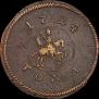 1 kopeck 1724 year